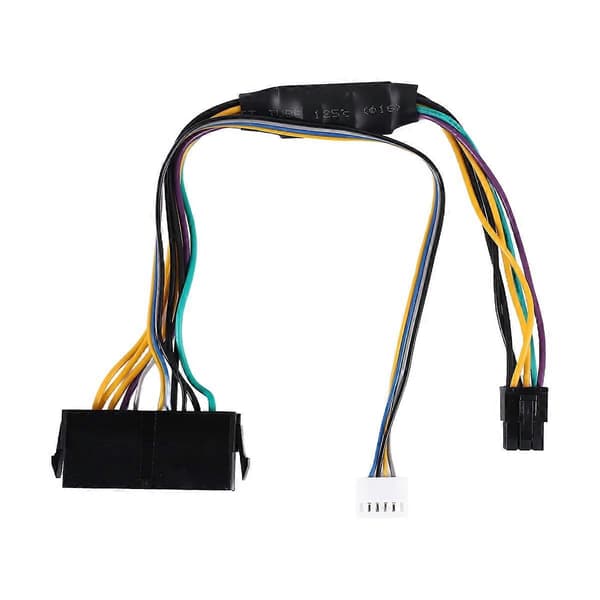 【BQ】ATX Hoved 24Pin Hun til 6Pin Hann 6Pin PCI-E PSU Strømadapter