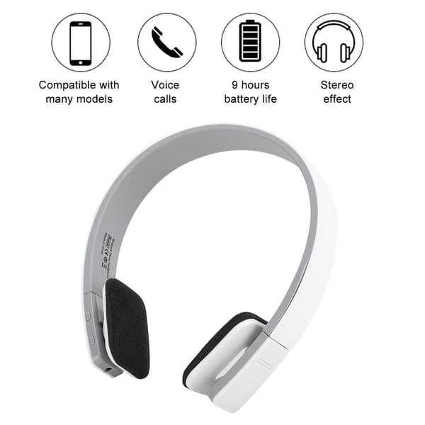 Langaton Bluetooth-urheilukuulokkeet - Valkoinen