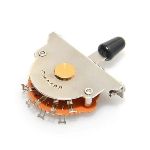 Gitarr 5-vägs 24 fot Super Switch Pickup Selector Super 4-polig dubbel wafer fläktformad för ST/TL-gitarrer