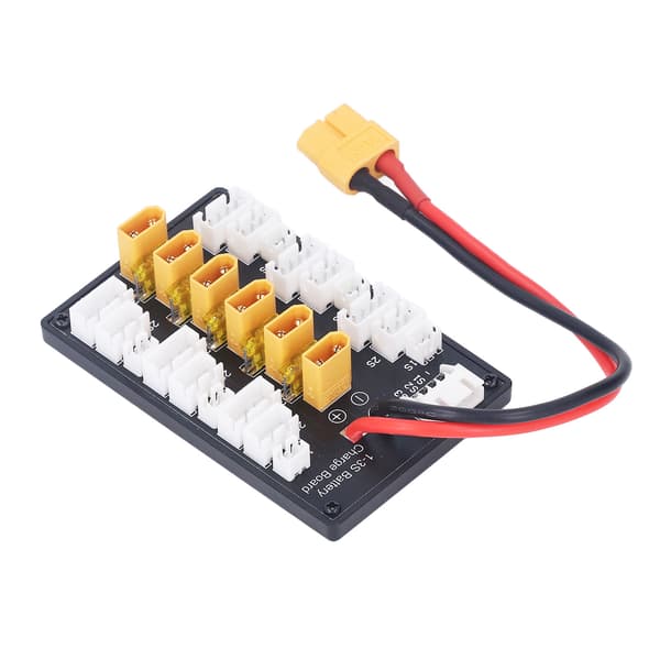 Multicelle Batteriladebrett med XT30-kontakt