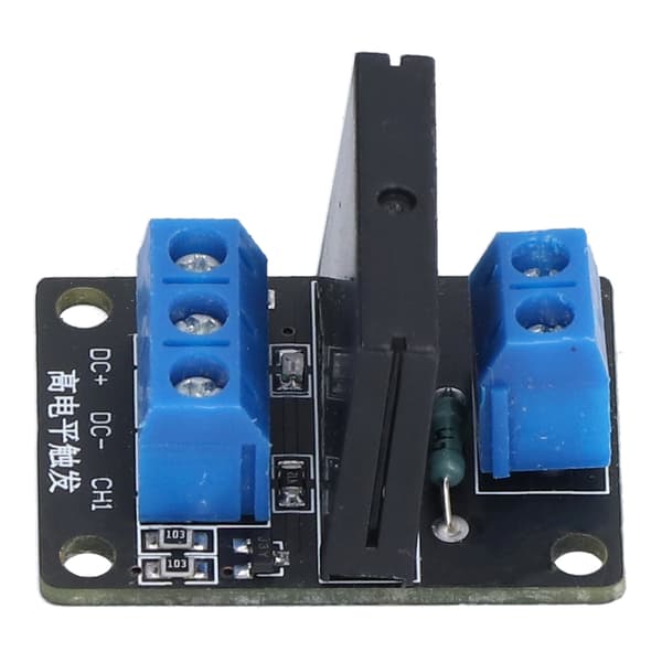 HY‑M285 1-kanals Solid State Relämodul Relä Lågnivå Drivrutinsmodul med Säkring