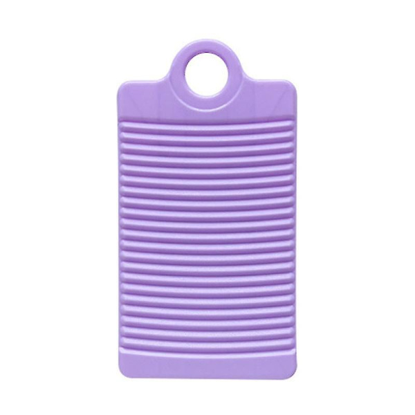 Plast Vaskebrett Antiskli Tykk Vaskebrett Klær Rengjøring For Klesvask Purple