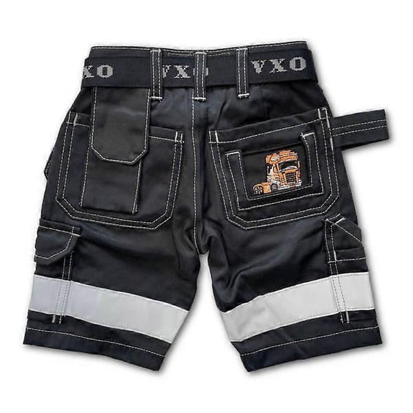 【BQ】Arbejdsshorts med Loxy-refleks Sort 110