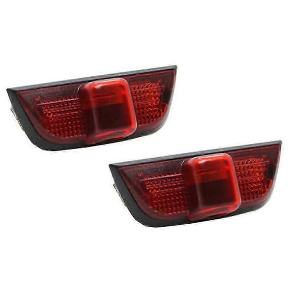 4x Til Mercedes Dørbelysning LED Projektor Ghost Shadow Passer Til Benz W204 2008-2013 - L Red