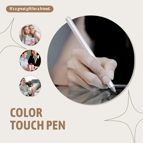 【BQ】Til Kobo Clara Colour Stylus Pen Trådløs Forbindelse Pen til Kobo Sage/Elipsa/Elipsa 2E til Kobo Libra Colour A Silver