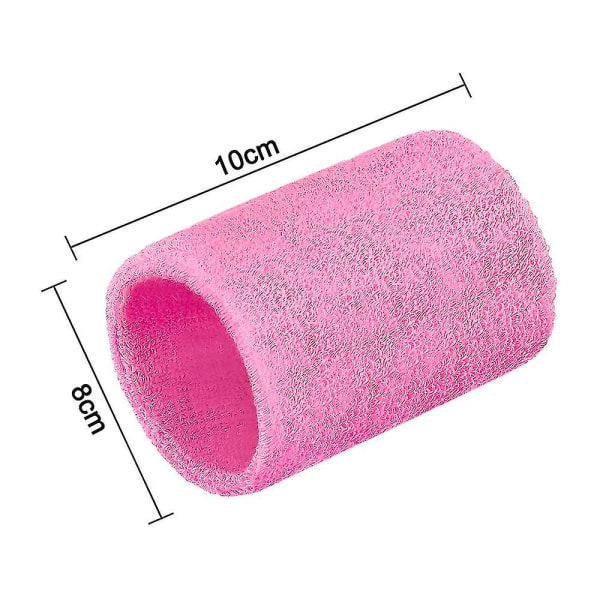 6-pack sportarmband Absorberande svettband för fotbollsbasket Pink