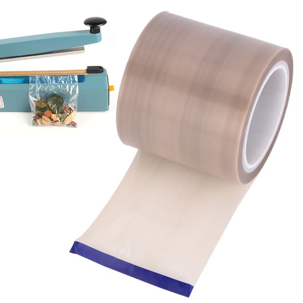PTFE Glasfiber Klæbebånd 0.08mm x 50mm x 10m Grå Elektronisk Forseglings Tilbehør
