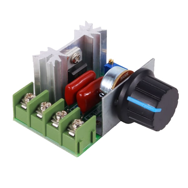 2000W AC Motorhastighetskontroller 50-220V 25A Justerbar Motorhastighetskontroller Spenningsregulator