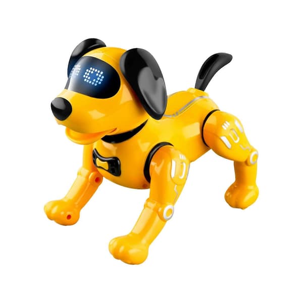 【BQ】Fjernkontroll Robot Hund RC Leker Push up Stunt Valp for Barn Gutter Yellow