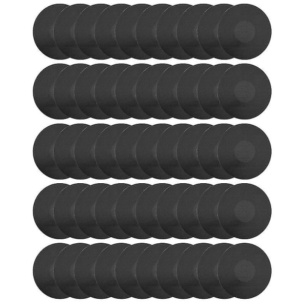 50 stk Sports Sensor Patch Protector Freestyle selvklæbende patches Vandtæt sensorbeskyttelsescover til badning Black