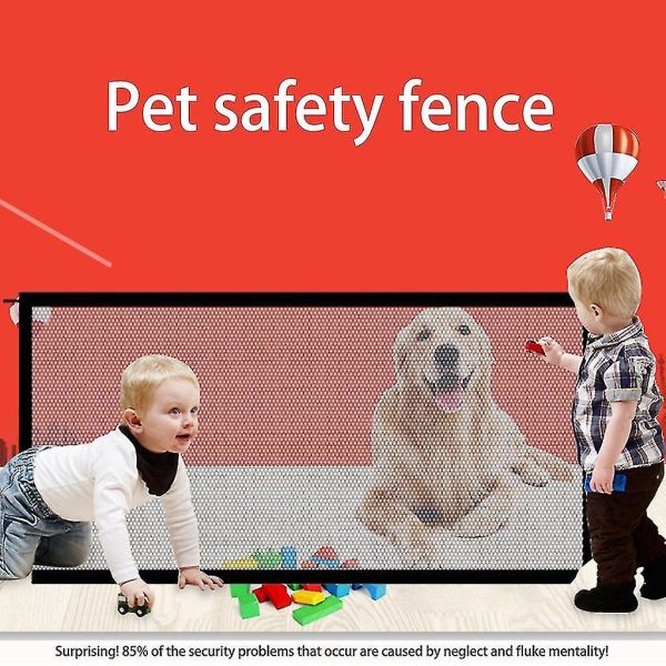 Pet Isolation Net Safety Guard Gate Doorway Mesh Gate Easy To Store & Install