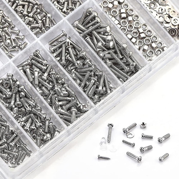 Screw Repair Set, For Glasses, Sunglasses, Jewellery Replacement Kit