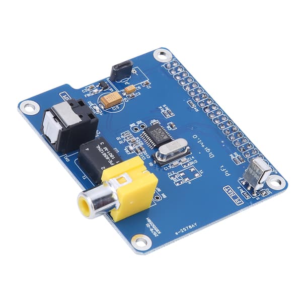 Til Raspberry Pi 3/2B HIFI DiGi Digitalt Lydkort I2S SPDIF Udvidelseskort Fiber Optisk Modul