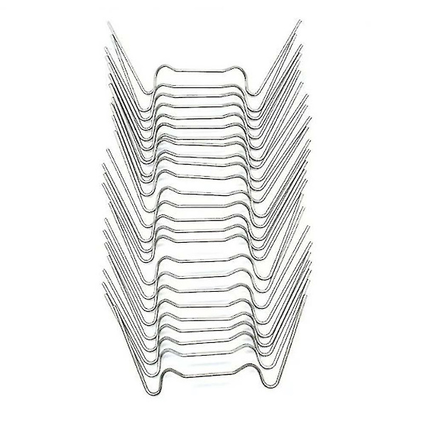 Rustfritt stål W Z Type Hagetråd Drivhusglassglassklips W(25pcs)