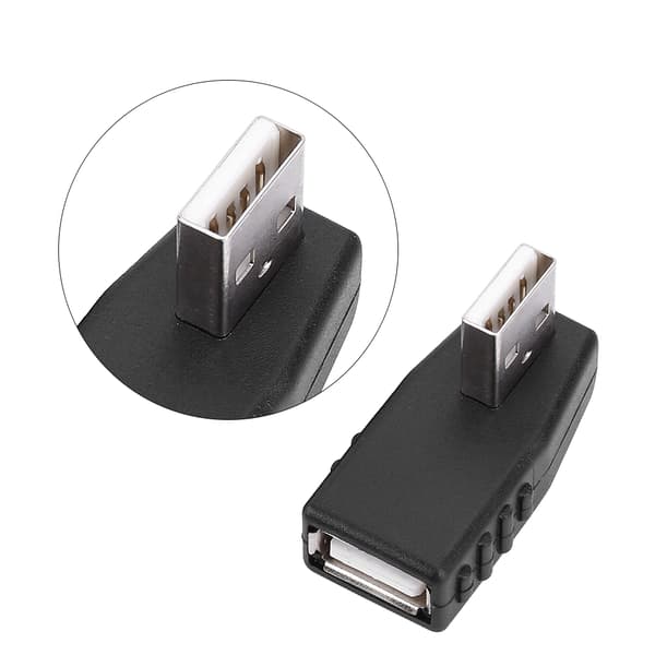 40-pack med vinklade Mini Micro Typ B hane USB2.0-adaptrar
