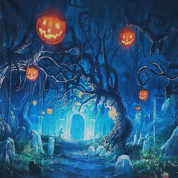 5x7ft Halloween Pumpkin F Vinyyli Taustavalokuvaus Valokuva P B