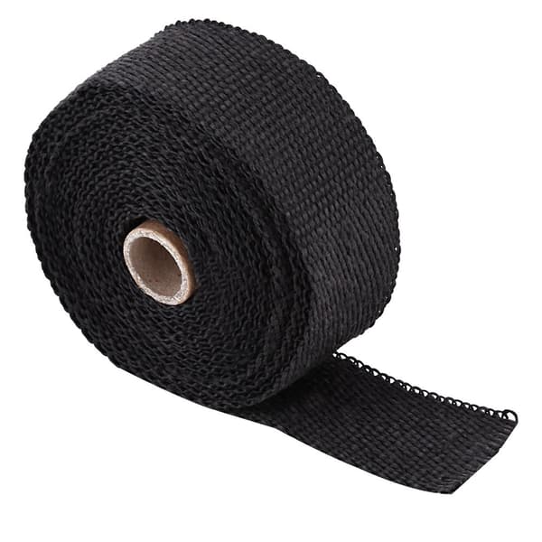 16FT Sort Høj Varmeisolering Udstødningsrør Wrap Tape Klud til Bil Motorcykel
