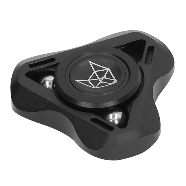 Metal Fidget Håndlegetøj Stressaflastning Rotation Sensorisk Legetøj til Børn Voksne Sort