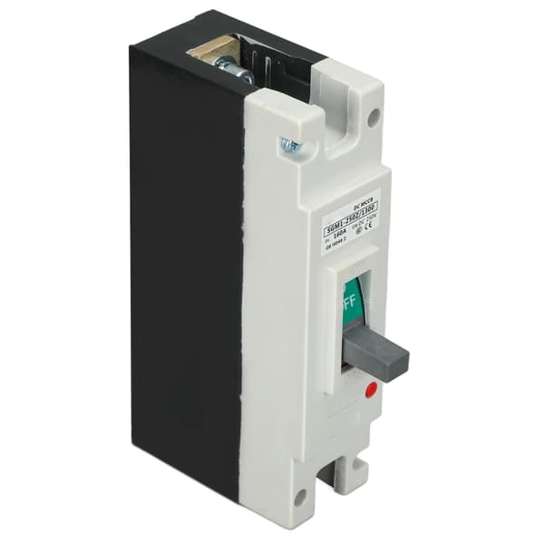 1P DC Strømbryter Støpt Kapsling MCCB Solcelle Batteribryter 250V 160A for Vindkraft