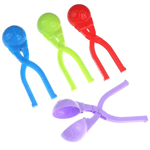 Snowball Clip Maker Clip Barn Utomhus Vinter Snow Sand Form 4st