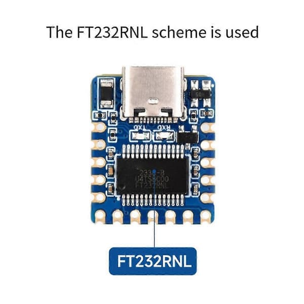 FT232 seriel kommunikationsmodul USB til TTL UART TYPE-C seriel adaptermodul 3.3V/5V niveau til Win
