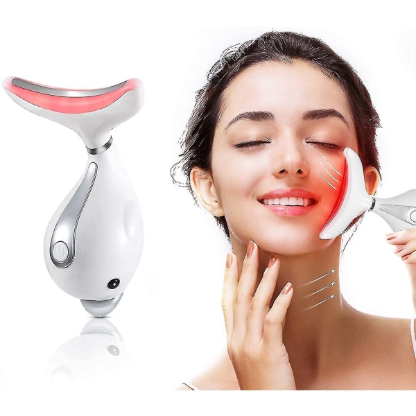 Face Massager Anti Aging Neck Eye Massager,3 Modes, 45 Heat High Frequency Vibration Anti Wrinkles Facial Device