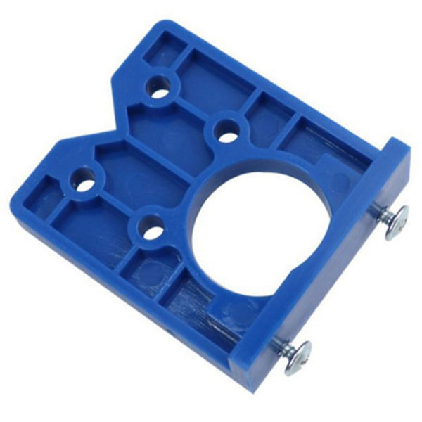 Dold Hinge Jig Kit 35mm ABS med exakt legering Hinge Borrningshål Router Jig för möbler