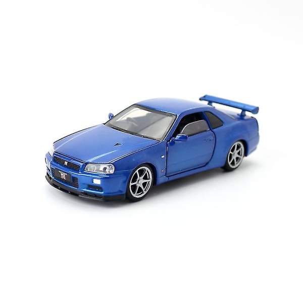 Hhcx-1:32 Ny R34 Skyline Alloy Bilmodell Japan Jdm Collection Ljudljus