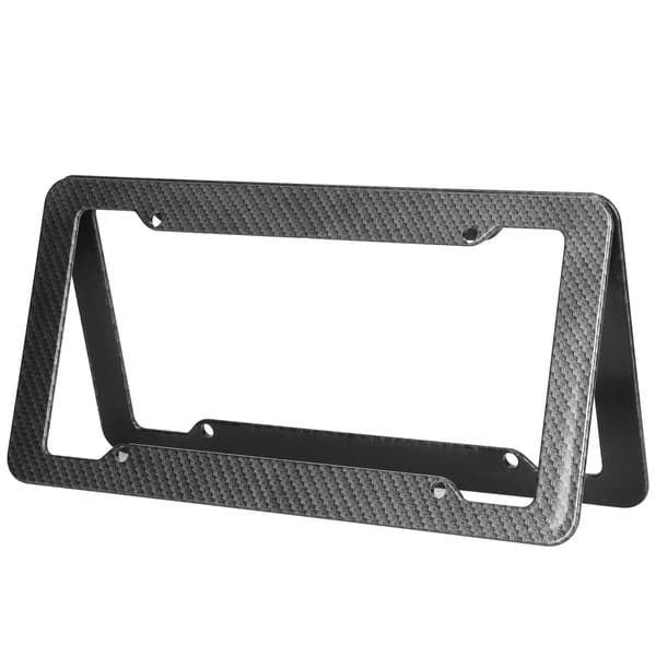 Kulfiber Nummerplade Ramme Cover Kit US Canada Bil Tilbehør