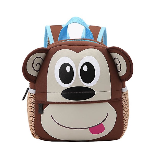 Päiväkoti Lasten Reput Taaperoiden Lasten Koululaukku Eläintarha Lounaskassi 3D Söpö eläin Sarjakuva esikoulun reppu monkey