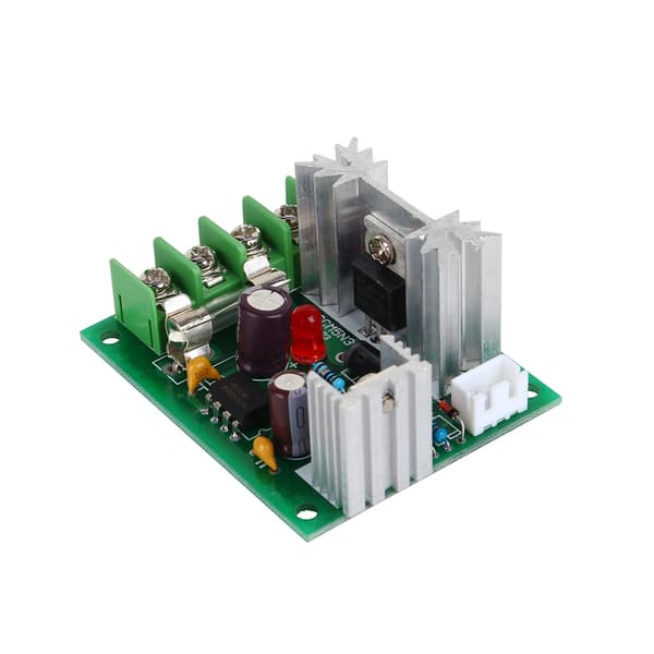 Pulsbredde PWM DC Motorhastighetskontroller 12V24V30V 120W Universell Kontrollerbryter Med Sikring