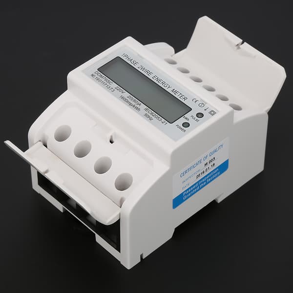 Enfas 4P LCD DIN-skena elmätare energimätare DDM76SC 20-80A
