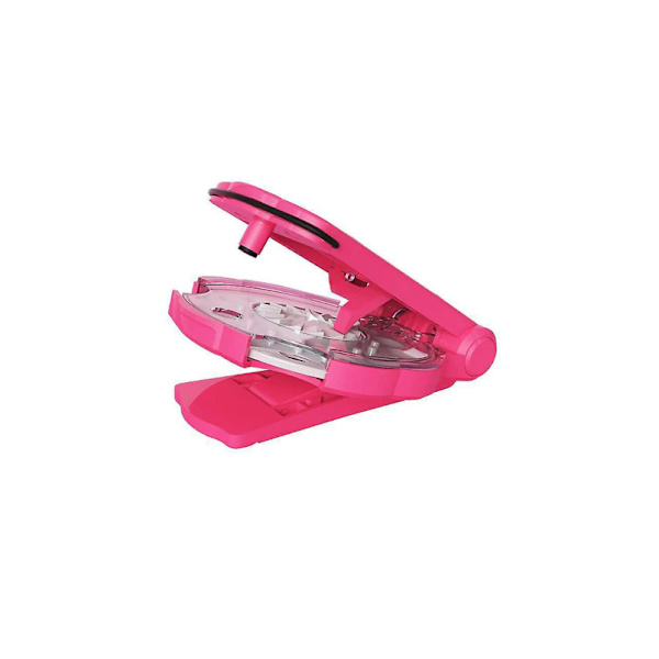 Jinxiu med 180 håredelstener, Bling Gem Machine, Hair Gem Stamper, (1 stk, rosa)