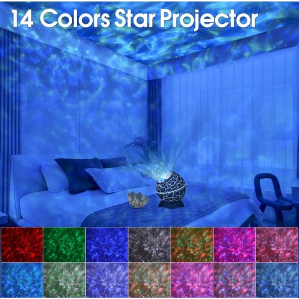 Starry Sky Projector, Kids Night Light Projector Star Lamp, Galaxy Taklampa