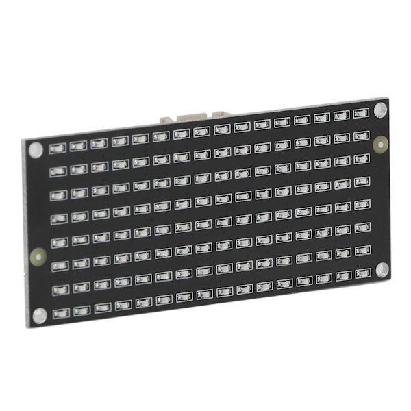 LED Matrix 8x16 Panel I2C Kommunikasjonsdisplaymodul DC 3.3-5V Enkeltkortdatamaskin