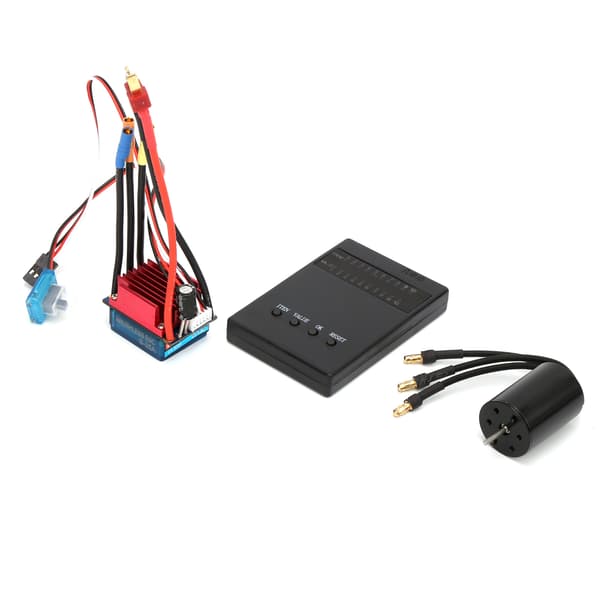 2435 4500KV RC Børsteløs Motor S35A Børsteløs ESC Programmeringskort Sæt til 1/16 1/18 RC Bil