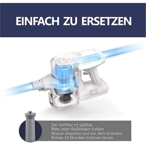 4-pack ersättningsfilter för Tineco A10 Hero, A11 Hero, A11 Master, Pure One S11, Pure One S12 sladdlös dammsugare