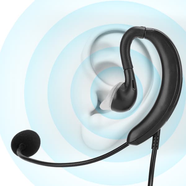 Ørehage USB-headset - Perfekt til Skype, QQ og MSN