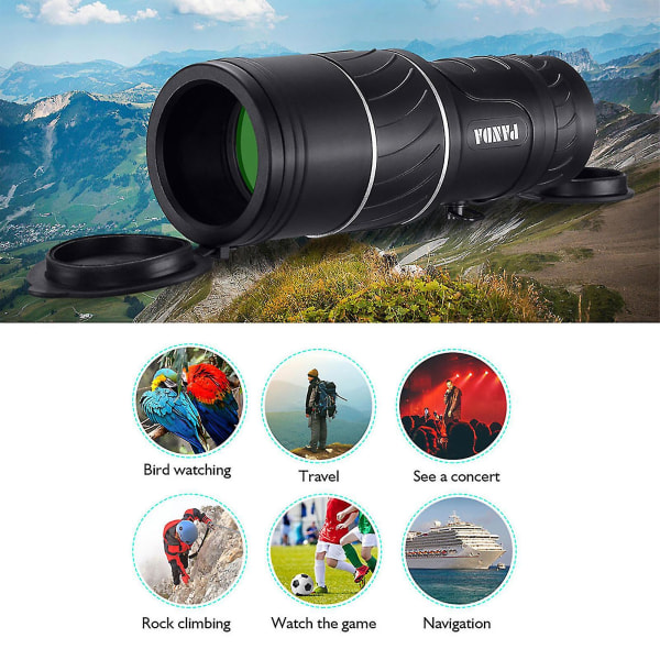 40x60 Mini Portable Night Vision Hunting Monocular Kraftfullt campingteleskop