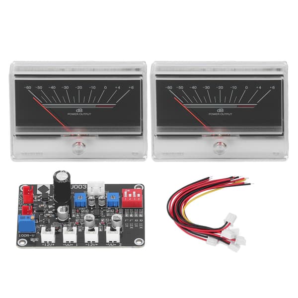 VU Meter Lydnivåindikator Forforsterker Amp Driver Board Kit