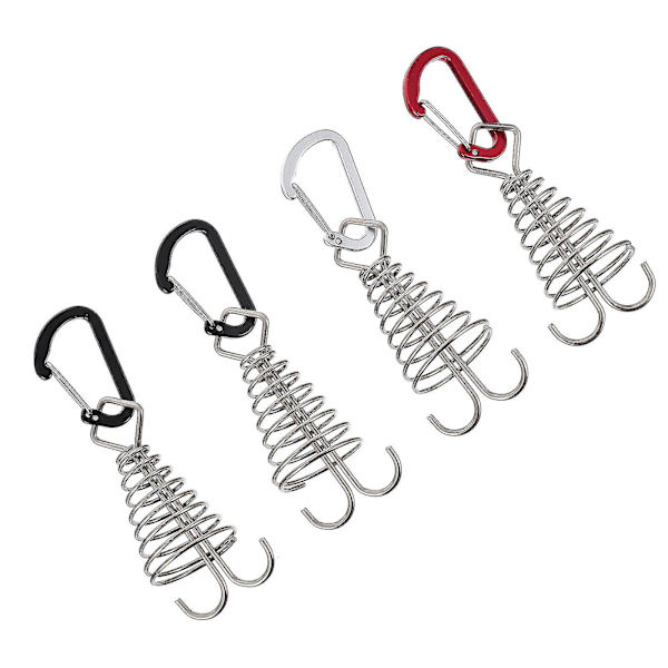 4. Utomhus Camping Tält Rep Spänne Fixering Trä Däck Spik Vind Rep Spänne