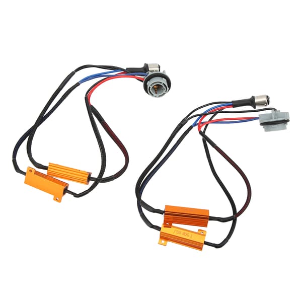 2 stk. LED-motstand 50W 12V Dobbel motstand Nøyaktig dekoding Lavt energiforbruk LED-dekoder for lampedekoding