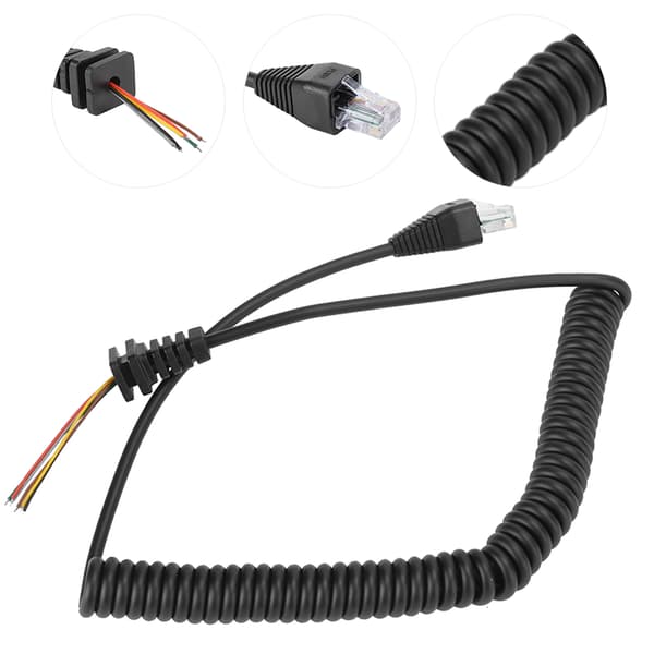 Yaesu FT-450 FT-817 FT-817ND FT-900 Microphone Wire Spring Line