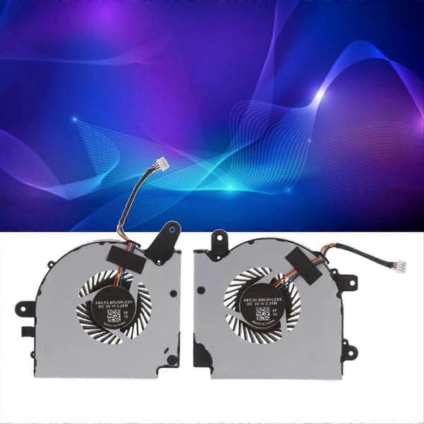 CPU+GPU køleblæser til MSI GF75 MS-17F1 17F2/F4/F5