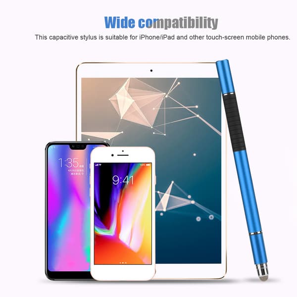 3-i-1 Præcision Touch Screen Stylus Pen til mobiltelefon og tablet (blå)