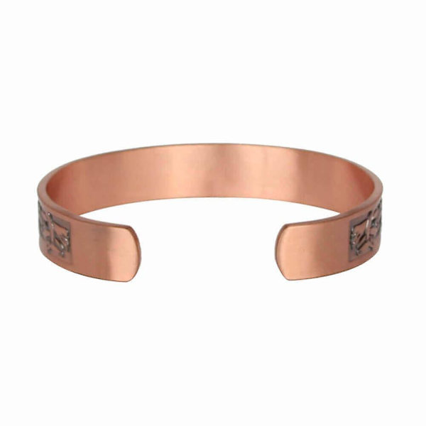 Magnetisk armband Ring Set Ren koppar Artrit Smärta Ångest