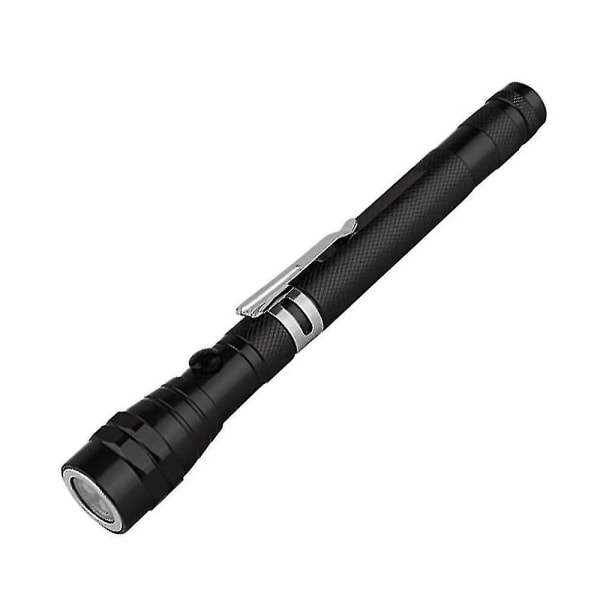 Bärbar led teleskopisk utdragbar ficklampa Magnethuvud Pick Up Tool Flash