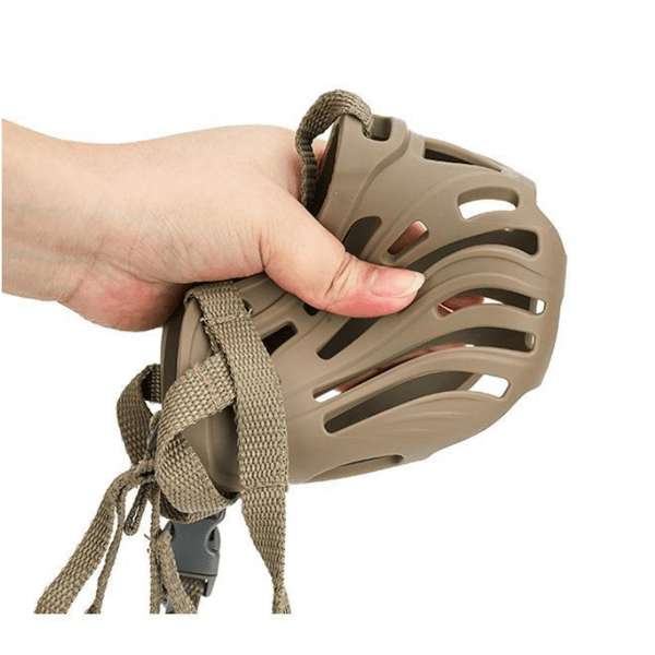 【BQ】Munnkurv for hunder - Forhindrer biting og bjeffing kaffe kaffe S