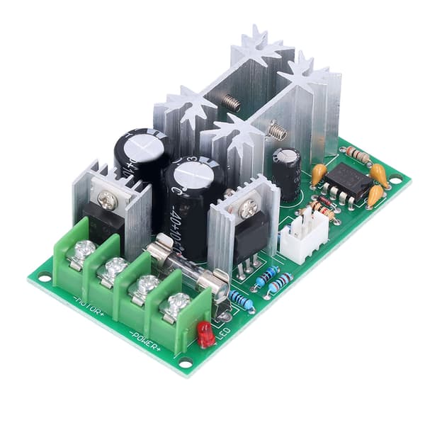 Motorhastighetskontroller Bryter PWM Elektronisk Regulator Høy Effekt Drivmodul DC10‑60V 20A