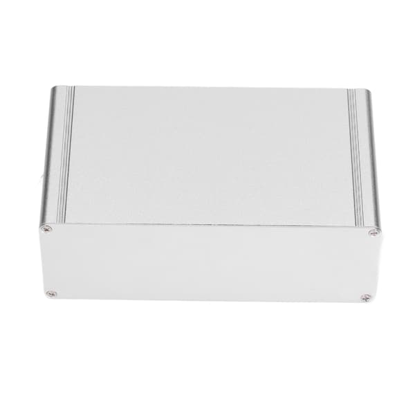Aluminium Elektrisk Boks Vandtæt Samledåse Kabinet Split Type til DIY Sølv 62x178x100mm